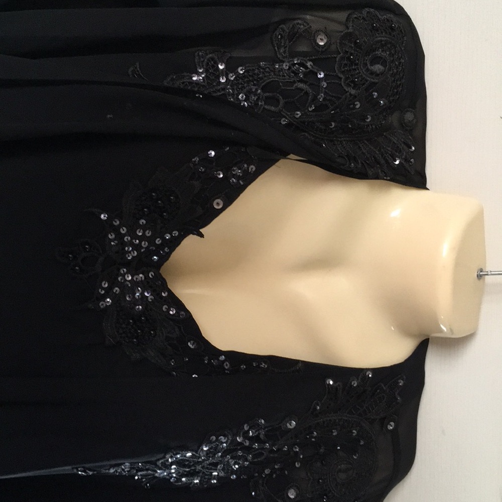 Roaman’s lined evening dress with jacket